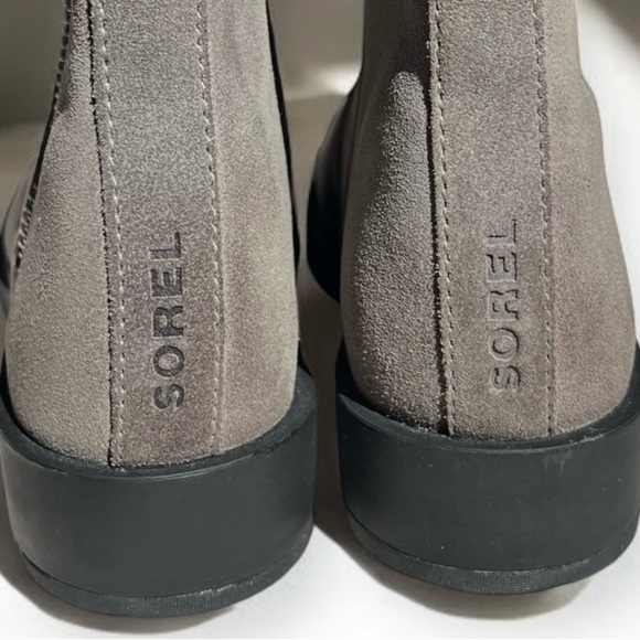 🌻Sorel Gray Emelie™ II Waterproof Full Grain Leather Ankle Boot Women's Size 7 - Picture 3 of 12
